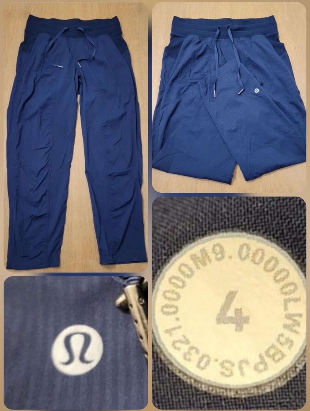 Lululemon Dance Studio Mid Rise Jogger Blue Style LW5BPJS Size 4 Womens